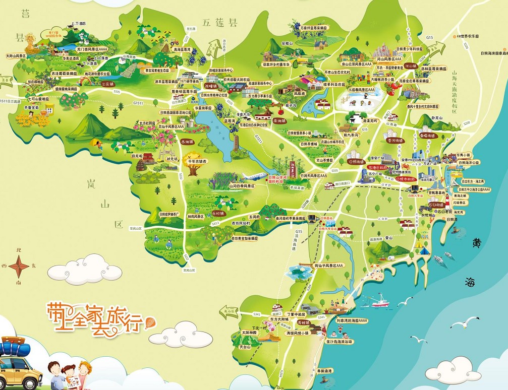 韩城景区使用手绘地图给景区能带来什么好处？